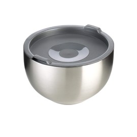 GSW Thermoschüssel mit Kunststoffdeckel aus Edelstahl mit einem Durchmesser von 18cm, 552189