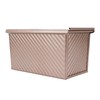 Loaf Pan with Lid for Baking Bread Nonstick Corrugated Steel
