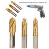 3Pcs Spot Weld Drill Bits, High Speed Cobalt Steel Spot