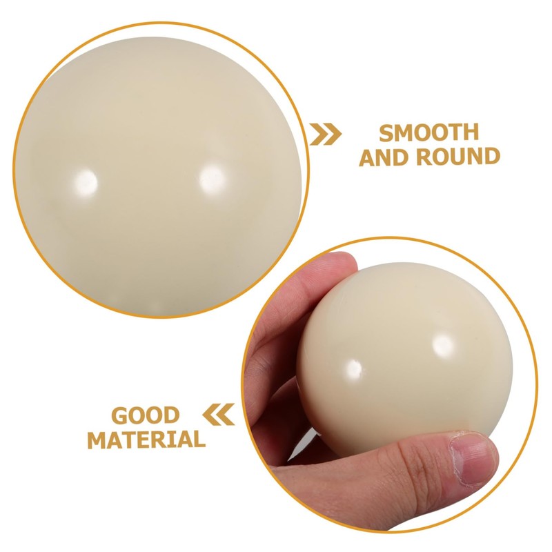Totority Billiard Training Ball Durable Resin Billiard Cue Ball for
