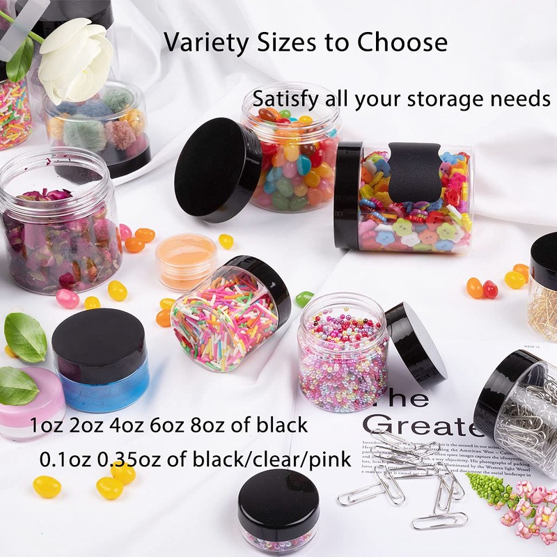10 Gram Sample Containers with Lids, 10 Pack Sample Jars,