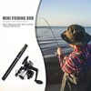SylvanFlux Compact Telescopic Mini Pen Fishing Rod & Reel Combo
