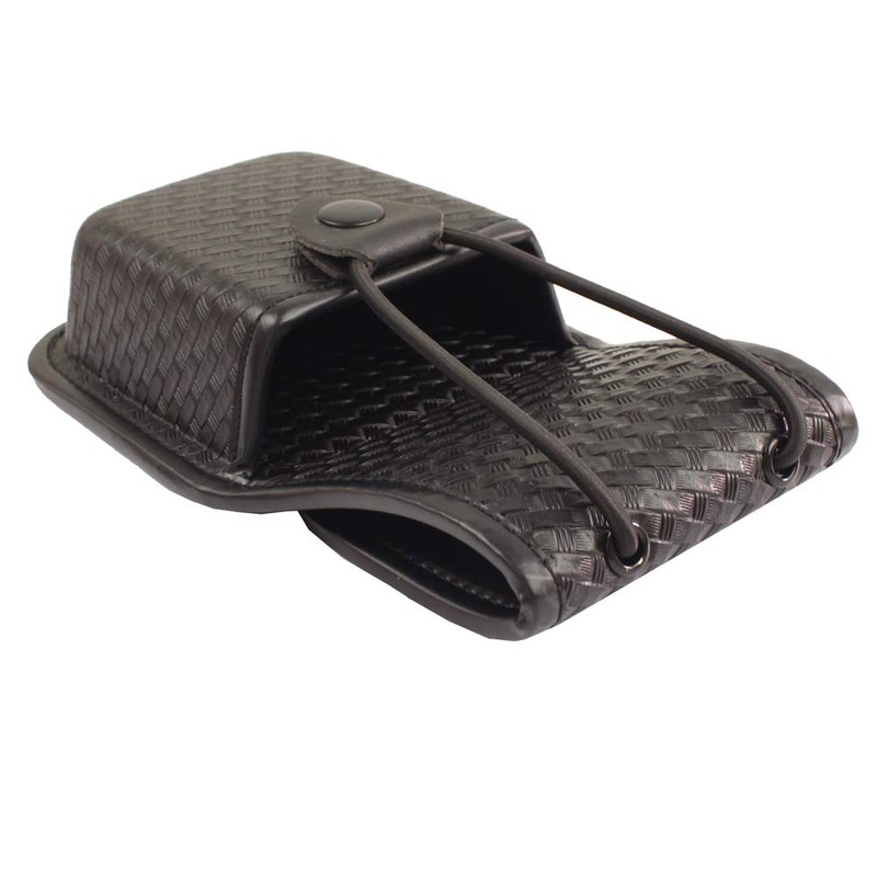 ROCOTACTICAL Basketweave Radio Pouch, Universal Radio Holder Pouch for Law
