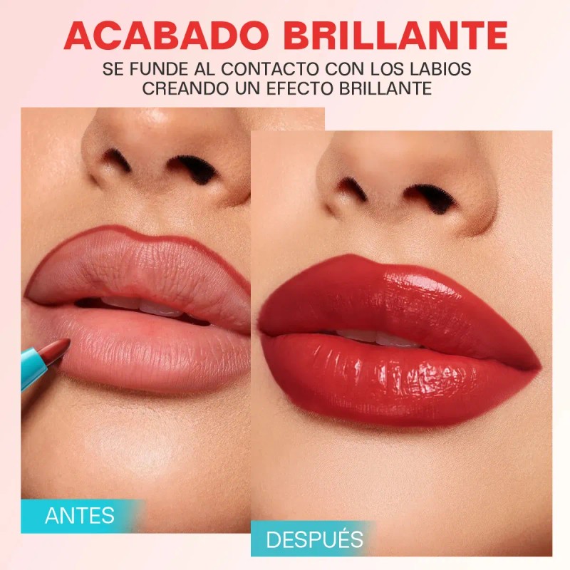 Minimeli Juicy Delineador Y Brillo Labial 2 En 1 Hidratante
