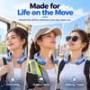 Wearable Neck Fan for Hands-Free Cooling – 8000mAh Rechargeable Design