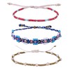 KELITCH 3 pcs Friendship Bracelet Women Bracelets Colorful Stack Miyuki