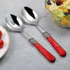 CATHYLIN 2-piece Salad Servers Stainless Steel Salad Serving Set Salad