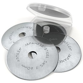 Arteza 60mm Quilting Rotary Cutter Replacement Blades (Pack of 12)