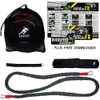 Kbands Training Speed Reactive Stretch Cord - Adjustable Belt, Anchor Strap, Dual Resistance Cord, Overspeed Accelerator, Vertical FX (Waist is 40 Inches or More)