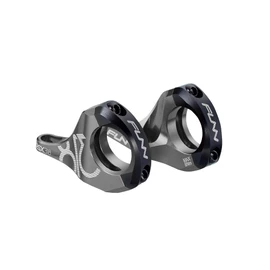 Funn RSX Mountain Bike Direct Mount Bike Stem with 31.8mm Bar Clamp, 2 Pieces Lightweight Split Design for Dual Crown Forks, Adjustable Extension 45-50mm with 30mm Rise (Gray)