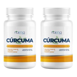 Cúrcuma Con Pimienta Negra 500mg -2 Frascos- 100 Cápsulas Cu