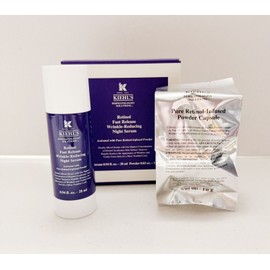 Kiehl's Retinol Fast-Release Wrinkle Reducing Night Serum 0.94oz& 1g New In Box