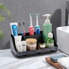GFWARE Marble Black Toothbrush Holders for Bathrooms - Detachable 7