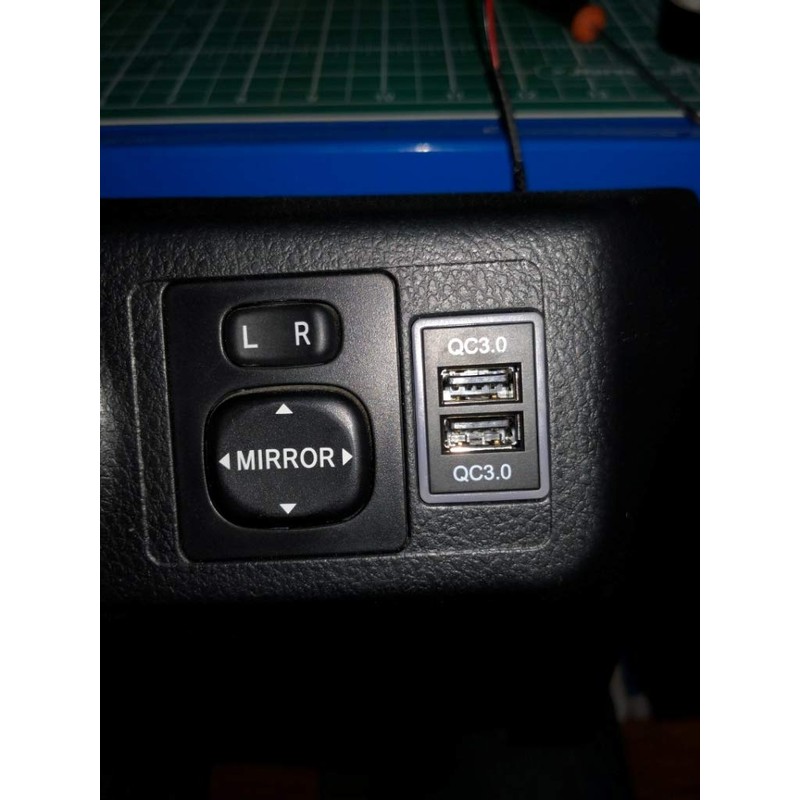 CHELINK Dual USB Charger for Toyota USB Embedded 3.1A Smartphone