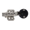 Glass Cabinet Door Hinges, 35mm Cup Size, 4-Hole Design, Large