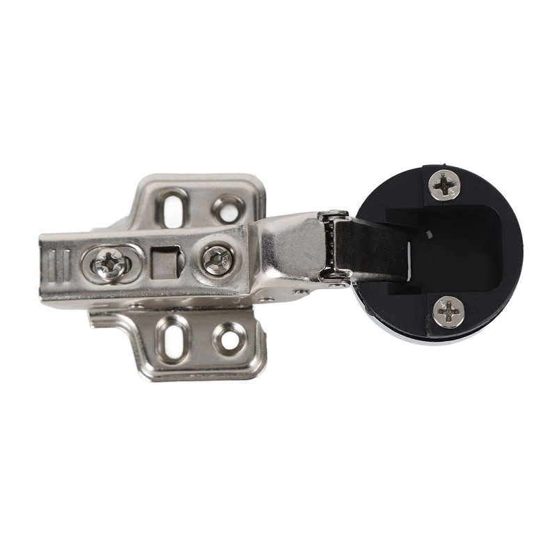 Glass Cabinet Door Hinges, 35mm Cup Size, 4-Hole Design, Large