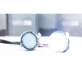 Morimoto XB Mirror Puddle Lights, Black Housing Upgrade, Fits Toyota 4Runner / Sequoia (96-20), Universal Plug and Play Assembly, Easy Install, 5000k Pure White Light, Anti-UV Coating (1x LF7719)