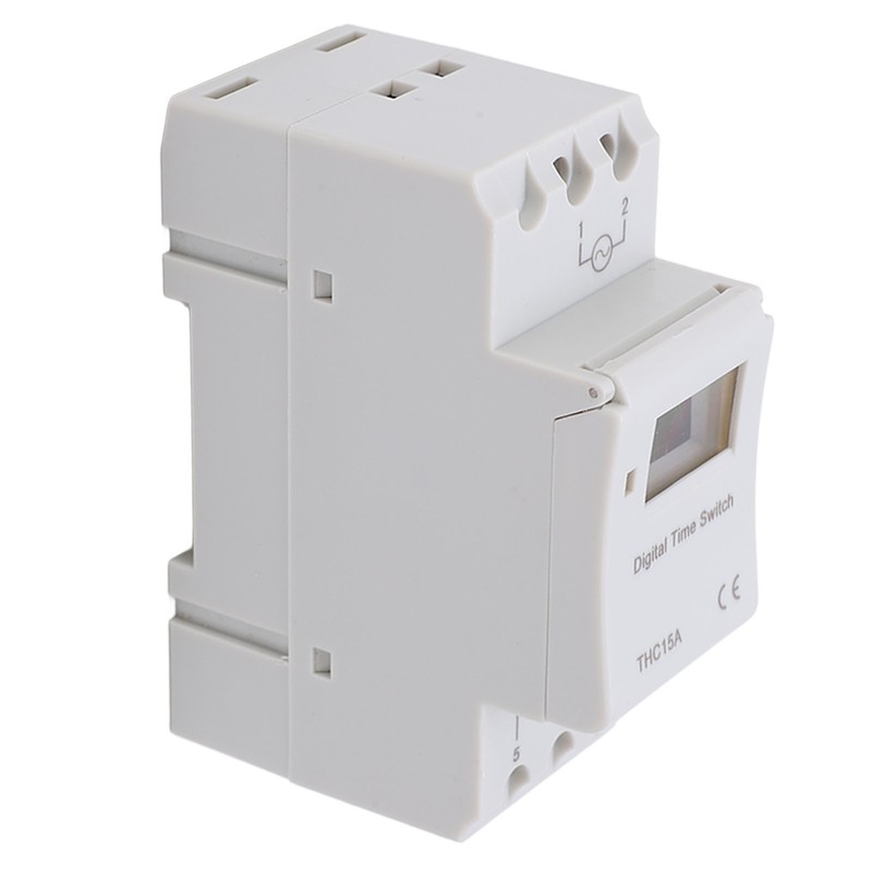 Digital Timer Switch LCD Programmable Weekly Rail Time Relay AC220‑240V