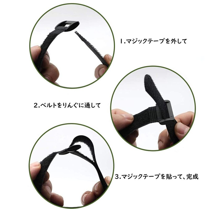 Samcos Cargo Fastening Belt, Set of 10, Cable Ties Velcro