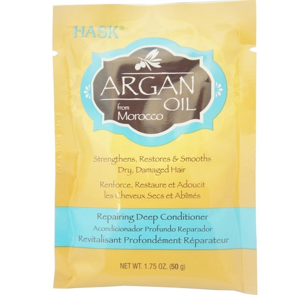 Hask Argan Oil From Morocco Repairing Deep Conditioner, Hair Treatment 1.75 oz ( Pack of 5)