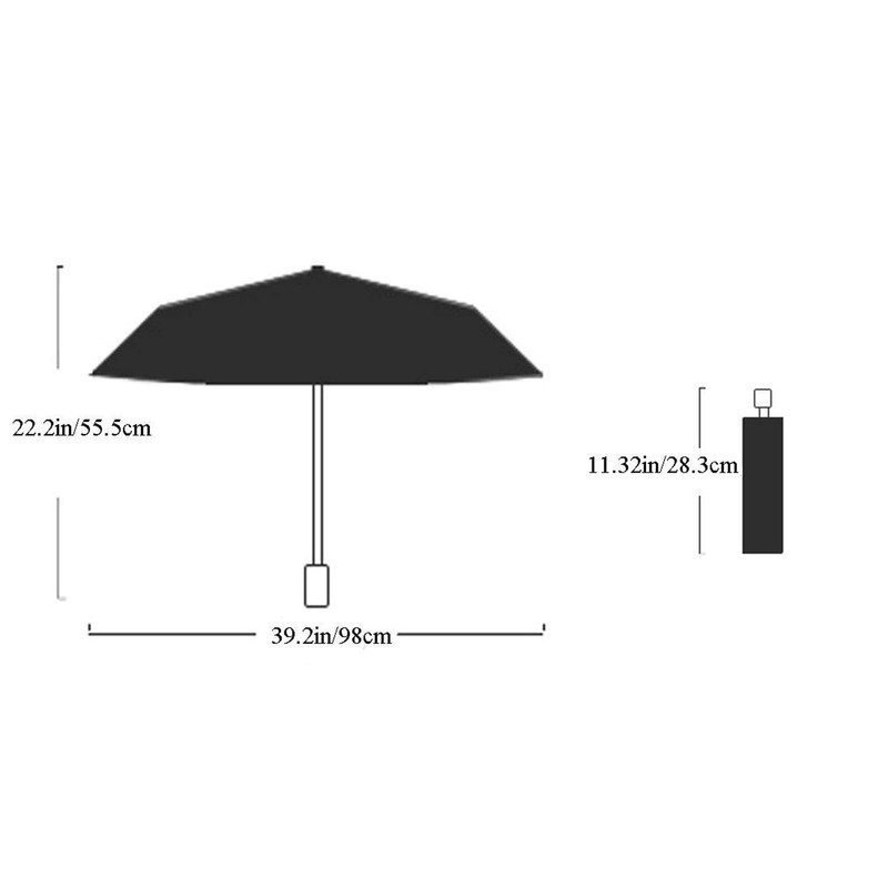Rosavida Kids Folding Umbrella- Automatic Open- Cartoon- UV Protection- Travel