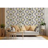 Retro Daisy Mid-Century Modern Wall Decal | Playful Retro Pattern,