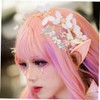 FOMIYES Hair Comb Snowflake and Rhinestones Alloy Insert Stylish Side