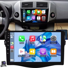 ESSGOO For Toyota RAV4 2007-2012 9" Carplay Android13 Car Stereo Radio GPS WIFI BT CAM