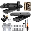 304 Stainless Steel Sliding Barn Door Hardware Kit with 570mm
