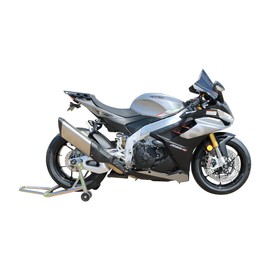 T-Rex Racing No Cut Frame Sliders Compatible with Aprilia 2021-2022 RSV4 Factory 1100 / Tuono V4 Factory No Cut Frame Sliders w/Aluminum Inserts (Red)