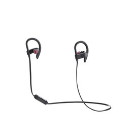 Kanex K190-1538-BLK Audífonos Inalámbrico, color Negro/Rojopack of/paquete de 1