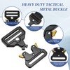 DEVPSISR 1-1/2 Inch Tactical Buckle Replacement 2 pack,Metal Buckle Clip