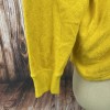 Aerie Towel Terry Cinch Sweatshirt Mustard Size XL