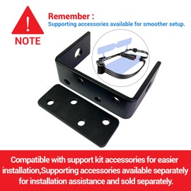 Retractable Golf Cart Seat Belt Bracket Kit for EZGO, Club Car, Yamaha