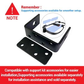 Retractable Golf Cart Seat Belt Bracket Kit for EZGO, Club Car, Yamaha