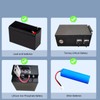 Battery Monitor Meter High Accuracy Voltmeter Ammeter Universal Battery Capacity