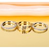 COOSLIM Gold Stackable Rings for Women Non Tarnish, Dainty Stackable