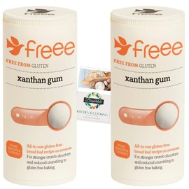 Xanthan Gum Bundle with Doves Farm Gluten Free Xanthan Gum 100g 2 Pack + Brightdale Kitchen Booklet