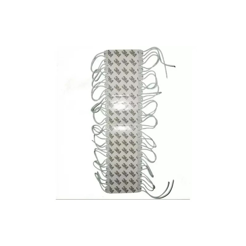 20 Pz Modulo 3 Leds 2835 110v Ip65 Luz Bca