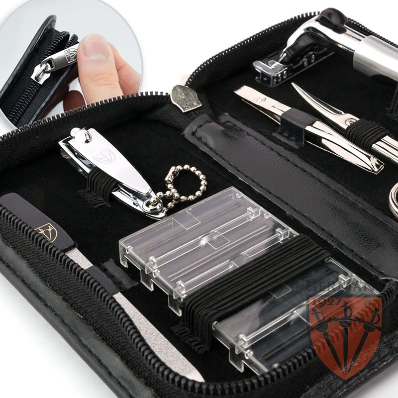 DREI SCHWERTER Germany Men's Set of 6 Manicure Pedicure Travel
