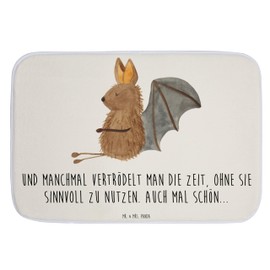 Mr. & Mrs. Panda Shower Mat Bat Sitting - Gift, Bats, Motivation, Animal Motifs, Funny Sayings, Bathroom Mats, Relax,