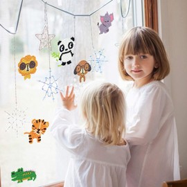 CHYEEH 5D Diamond Painting Set for Children, 46 Pieces DIY Animal Painting Animals Diamond Sticker Kit, Diamond Painting Kits, Mosaic Set Children, DIY Diamond Painting Kit for Children and Adults