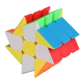 Magic Cube Without Stickers, Magic Cube Soft Speed Puzzle Cube 3D Puzzle Cube Puzzle Magic Cube for Kids and Adults (Fenghuolun Cube 3X3)