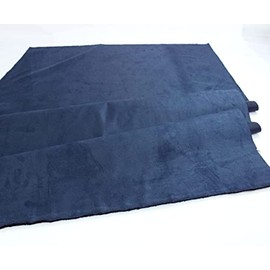 Mybecca Microsuede Fabric 58/60" Width Fabric by The Yard Color Metal Blue (1 Yard, 36"x58") (Precut into 1 Yard Pieces by Prime)
