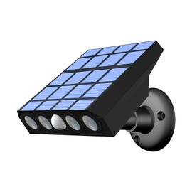 Fake Security Camera Shape LED Security Light Solar Powered Lawn Lights PIR Motion Sensor Warm White Lamp Landscape Lighting for Outdoor Garden Pathway