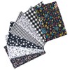 Misscrafts 7pcs Quilting Fabric 50 x 50cm Cotton Blending Textile