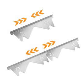 Cooker Gap Filler, Stainless Steel Stove Stove Gap Filler, 2pcs Reusable Resistant Stove Gap Cover, Retractable Length 13.8 to 27.5in Stove Counter Gap Cover for Kitchens Stoves