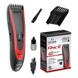 Mquina Peluquera Recargable Profesional Recortadora Pelo Color Negrorojo                                                                              