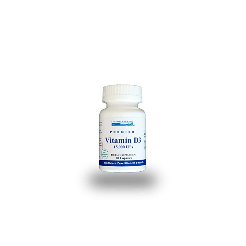 Vitamin D3 15,000 IU, 60 Capsules