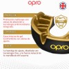 OPRO Protector Bucal Deportivo Nivel de Proteccion 4 Gold